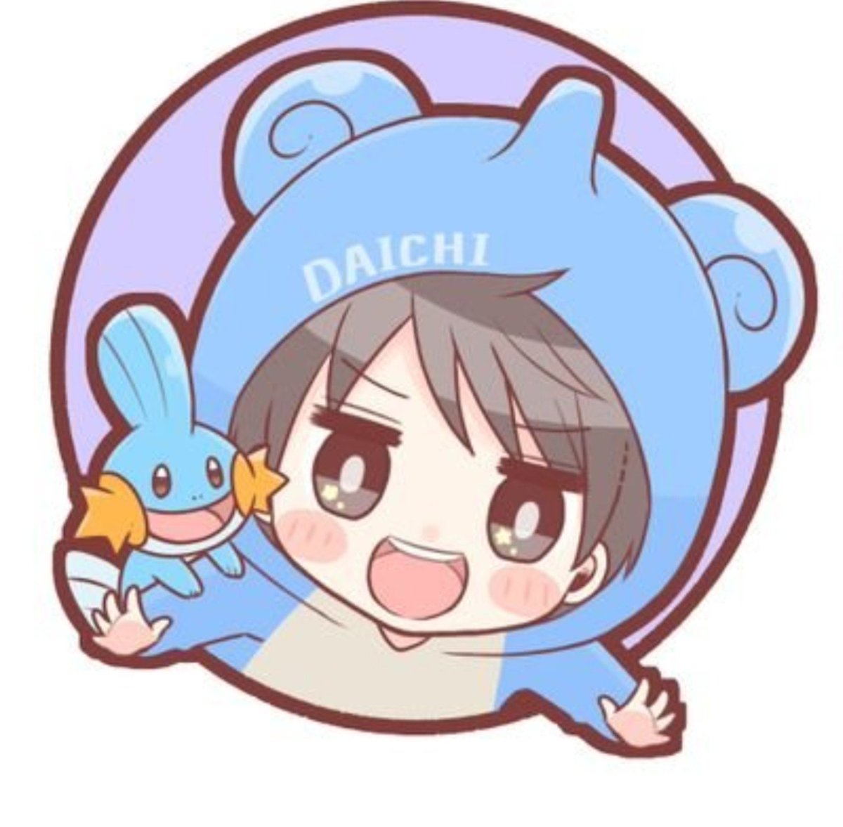 DAICHIPokeGO555's tweet photo. @Nicole_pokekani こんばんは🌙
素敵な企画をありがとうございます😊

A希望でポケモンはミズゴロウ・人物はこの画像のようなラプラスの被り物をしているキャラクターを描いていただきたいです！

ご縁がありますように🙏✨✨ https://t.co/eBJM9DRspd