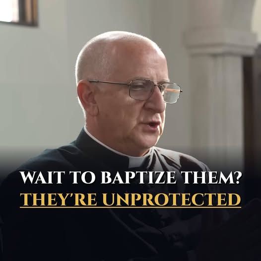Jsmum46's tweet photo. Baptism brings a child into the state of grace. God extends greater protection to someone in it. It brings the infused virtues &amp; the gifts of the Holy Spirit, wisdom and fortitude and knowledge. In his own words, they get more things to actually protect themselves in the process. https://t.co/MhfgsmF7p2