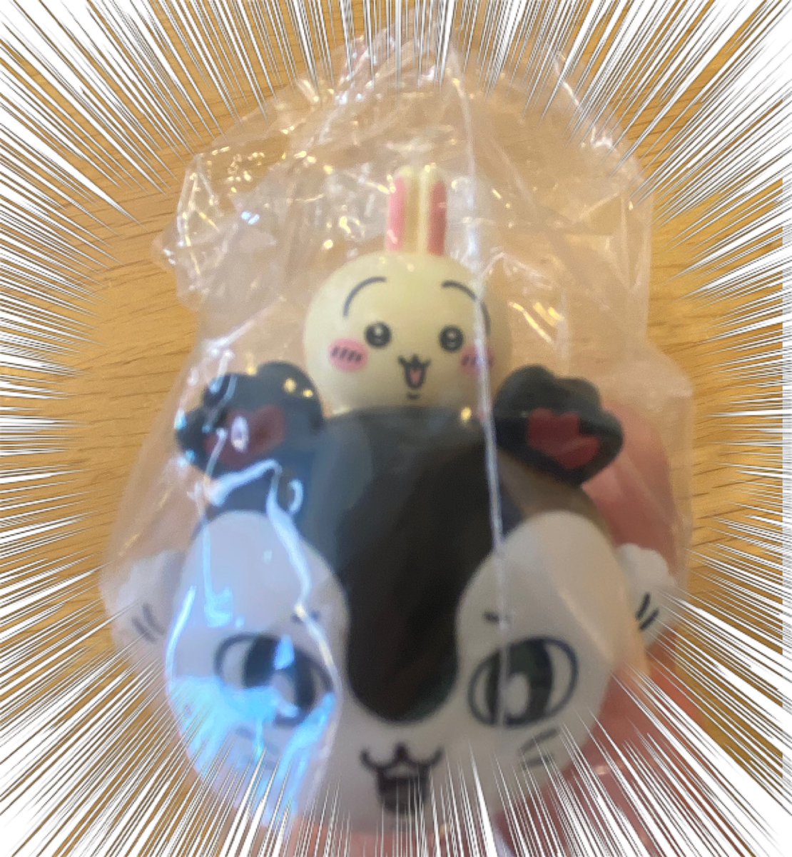 totteoki62's tweet photo. 本日は朝一で身内の協力を得て特典回収
第一弾も最後までうさぎ引けなかったので、最後の最後に出てくれて嬉しくて涙出た…
みんなかわいい https://t.co/5mJlL9zUYK