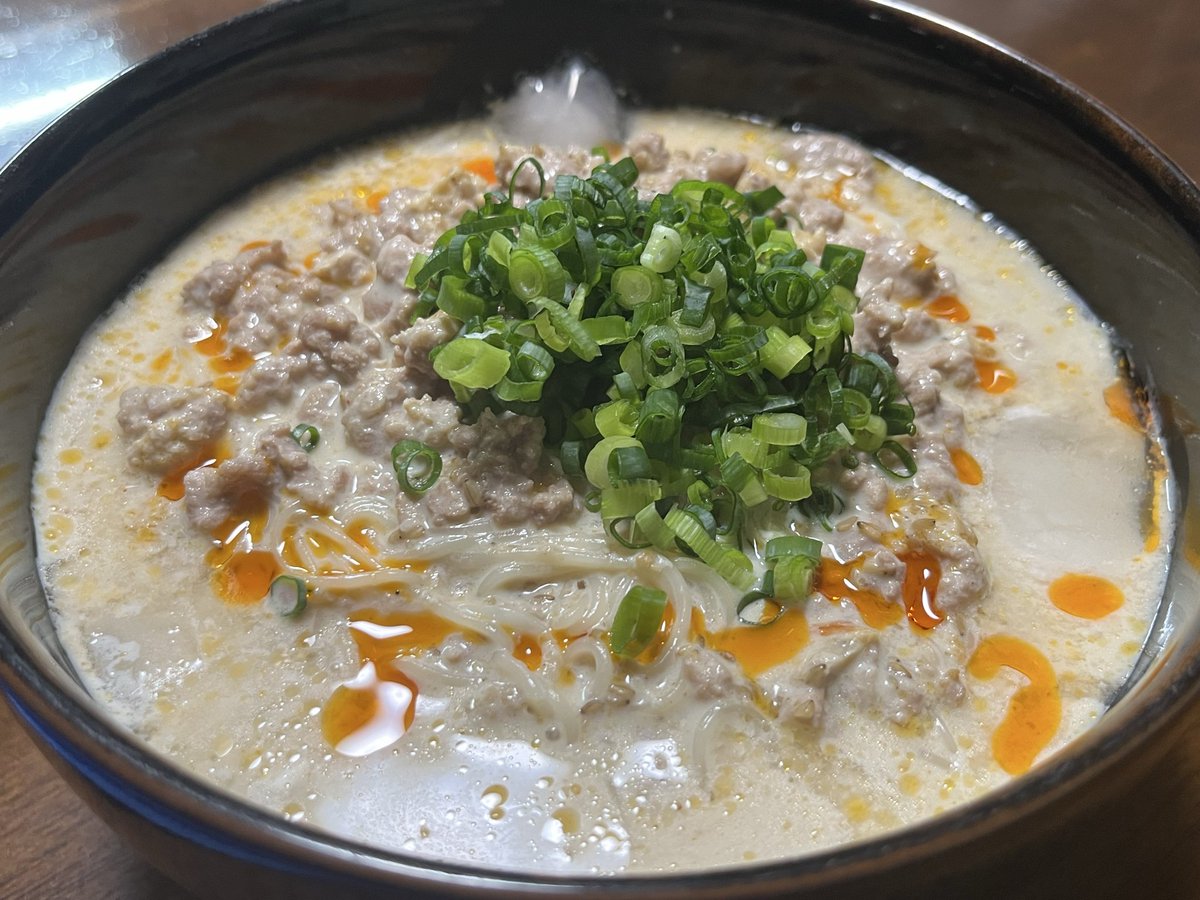 Rodoman9110's tweet photo. #今日の夕飯
担々素麺
YouTubeでオススメ動画に出てきたので
作ってみた。
美���かった(*´꒳`*) https://t.co/qSMRyU83l4