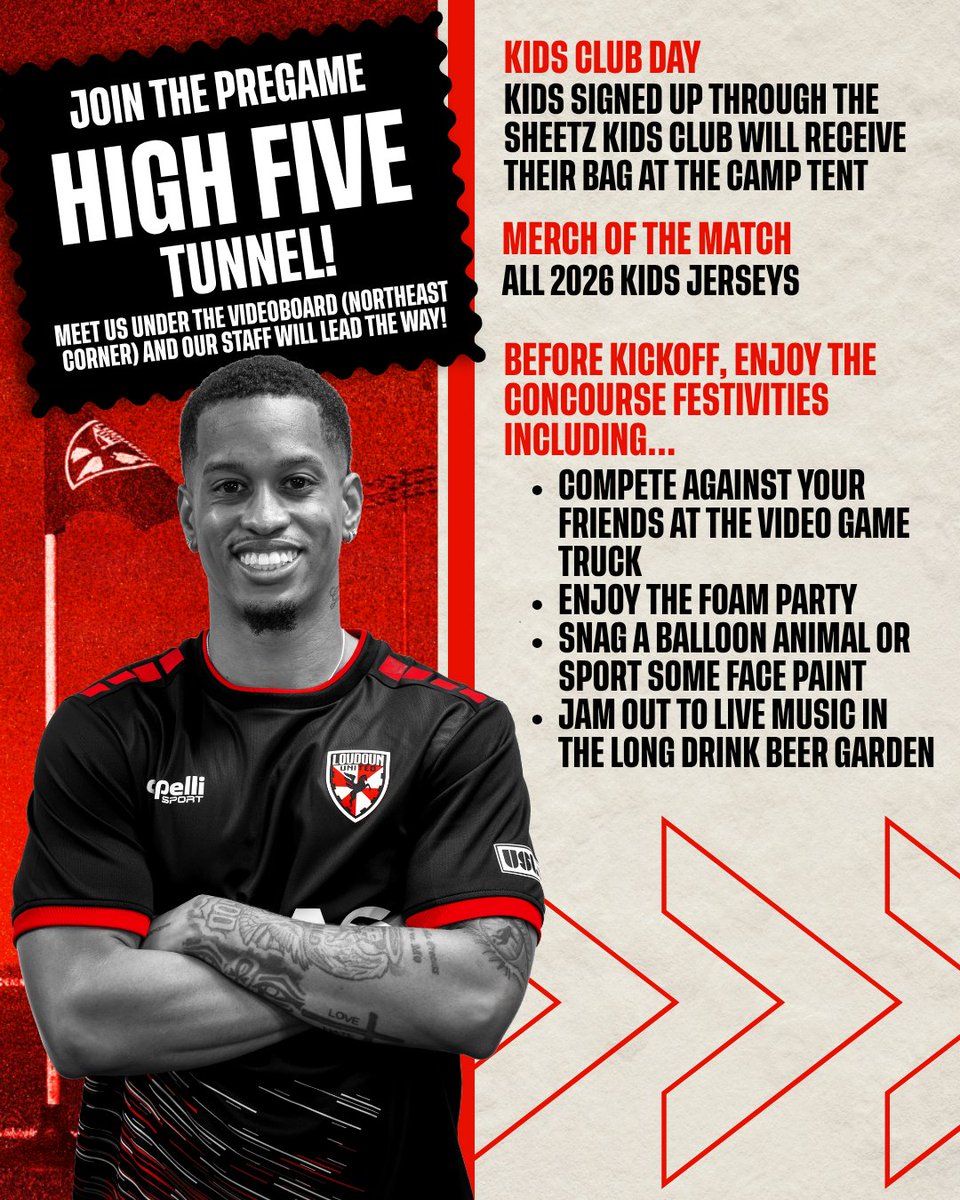 LoudounUnitedFC's tweet photo. TIME TO LET THE KIDS GO WILD 🎉

Here is everything you need to know before you go, presented by @MosquitoNix! https://t.co/YyvrE9dab0