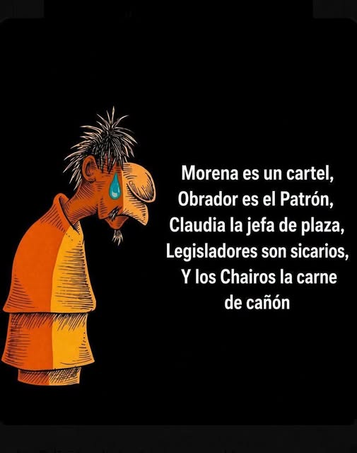 EugeniaLaraG1's tweet photo. #NarcoPartidoMorena
#NarcoSectaTerroristaCorruptaPopulistaMorena https://t.co/R6OCoJit3f