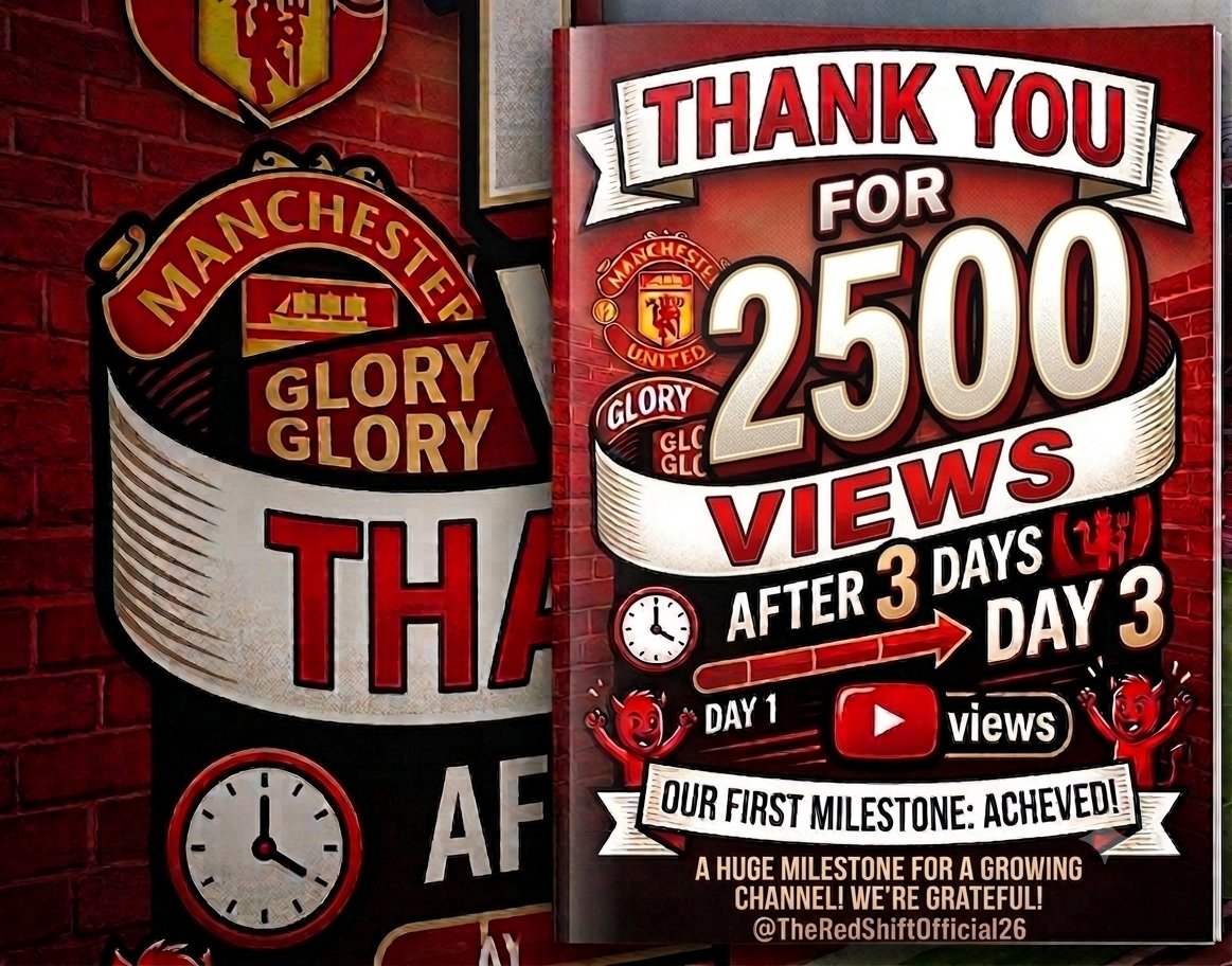 TheRedShift26's tweet photo. Less than a day ago, we only had 100 views 👀👀 thankyou to anyone who has visited the YouTube channel and subscribed and watched the videos 😁 https://t.co/GIwXEirJ1i