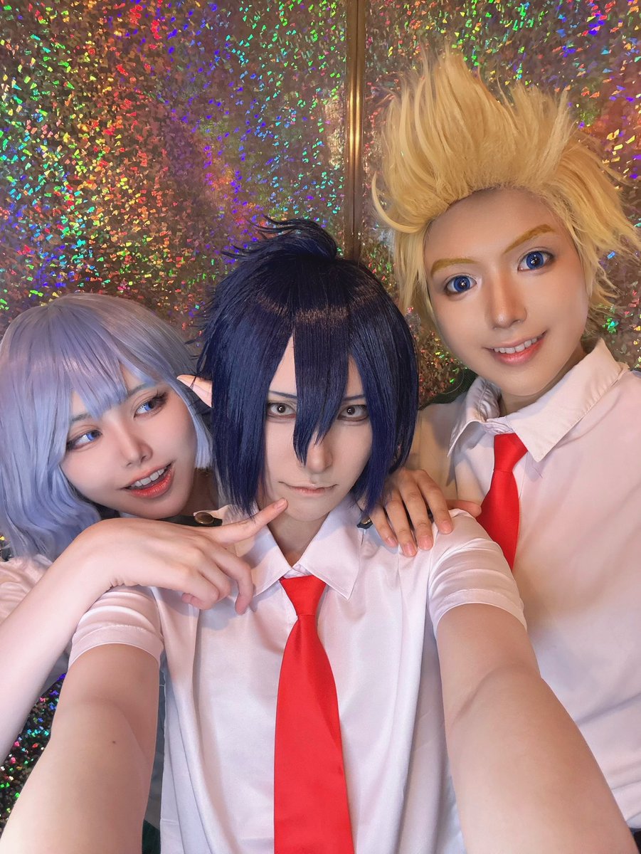 NATSUME_7222's tweet photo. "ビッグ3"でコスカラアツすぎた
次はヒロスなんだよね‼️

ミリオ@cm_k1012 さん
波動さん@ASkohaku___1108 さん
天喰 なつめ https://t.co/3GXsEkmF0T