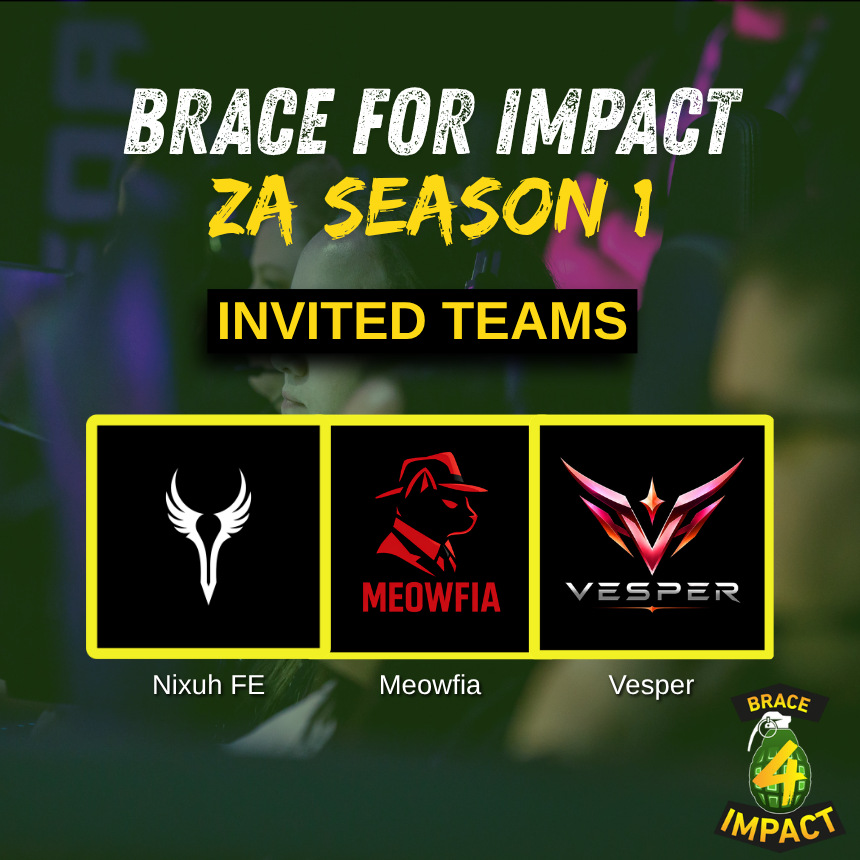 B4IOfficial's tweet photo. Before Qualifier 1 kicks off at 19:00 GMT+2 tonight, we wanted to showcase our top 3 consistent ZA Cash Cup winners invited straight to our very first ZA League! 
@NixuhCorp FE
Vesper (Formerly 2 cents)
Meowfia https://t.co/U2bHI8IBkB
