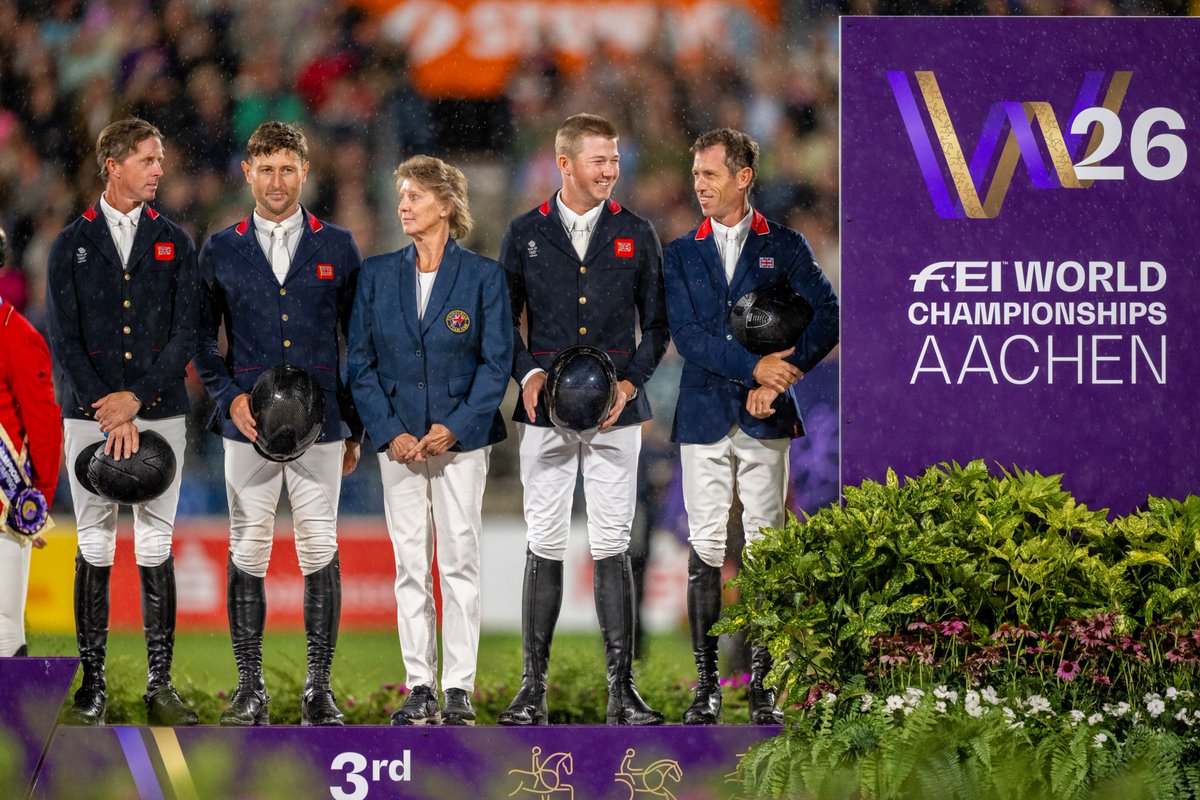 FEI_Global's tweet photo. Los Angeles, here they come! 👋🇺🇸

Following a thrilling Team Jumping Final at the FEI World Championships Aachen 2026, these nations have secured team qualification for the Olympic Games Los Angeles 2028! 🏟️🎉

🇩🇪 Germany
🇧🇪 Belgium
🇬🇧 Great Britain
🇮🇹 Italy
🇨🇭 Switzerland
🇮🇪 Ireland
🇫🇷 France
Already Qualified as the host nation: 🇺🇸 USA

📸©️FEI/Lukasz Kowalski & Benjamin Clark

#FEI #FEIJumping #FEIWorldChampionships #LA28 #Olympics
