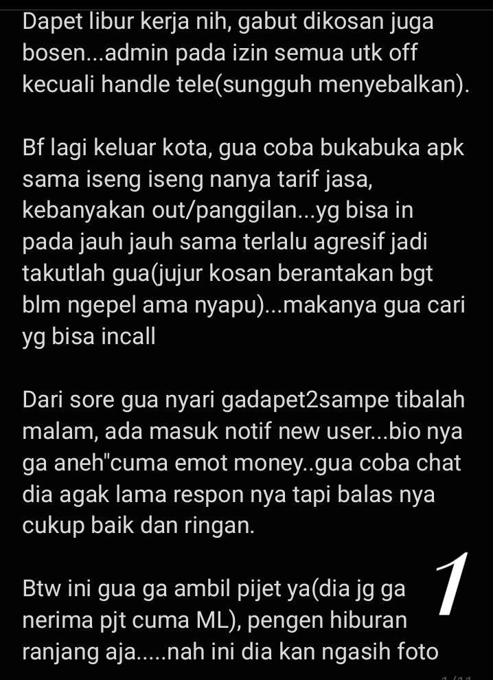 baktisurya_'s tweet photo. Review ML Mas Sdm outC Jakarta.

Join channel tele🔥info kontak dll.

📼 : https://t.co/iRqVx2LUCH https://t.co/c4mhSYOsZ7