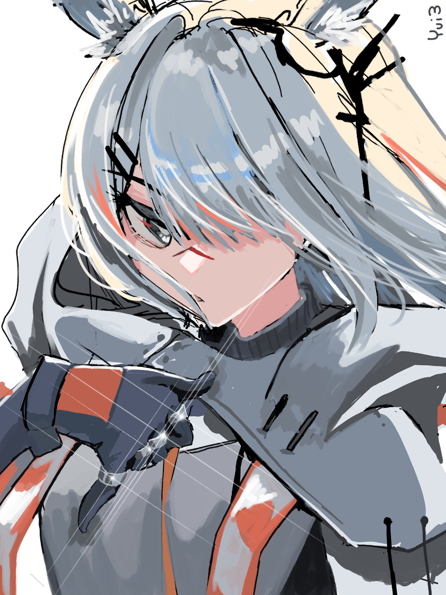 yui3_yuimi's tweet photo. フロストノヴァ(+30min)
 #アークナイツ版深夜の真剣お絵かき60分一本勝負 https://t.co/gIXAZhDM1B