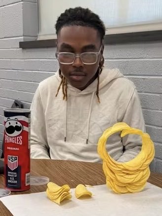 TempleISD's tweet photo. Students at Fred W. Edwards Academy who had perfect attendance last week earned the chance to participate in the exciting Pringles Challenge during Enrichment! 

We love celebrating students that make attendance a priority! Way to go! #TempleISDproud https://t.co/d23I8yDp6u