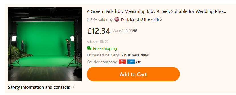 barryteflon's tweet photo. @DANewsUK It's a green screen you retarded boomer. You can get one off Temu for £12. https://t.co/uaxPaiGtLr