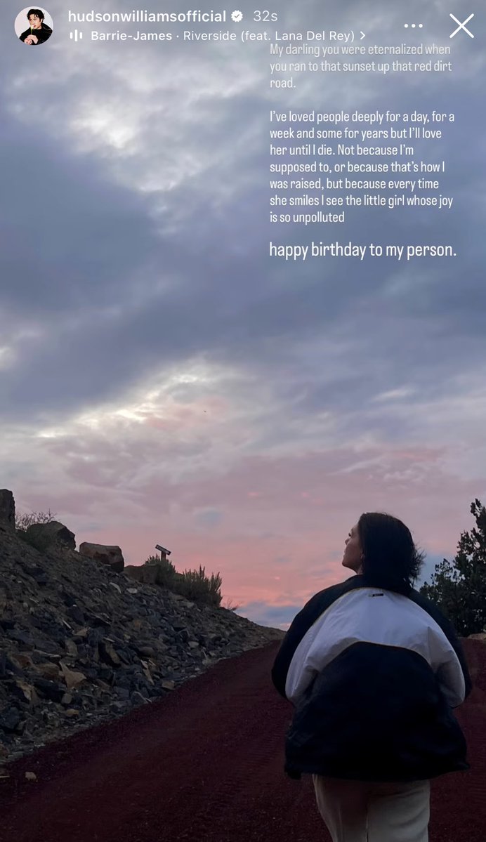 hudsonwonline's tweet photo. Hudson Williams wishes his partner Katelyn a happy birthday via Instagram Stories 🫰🏼 https://t.co/61SvORKvSM