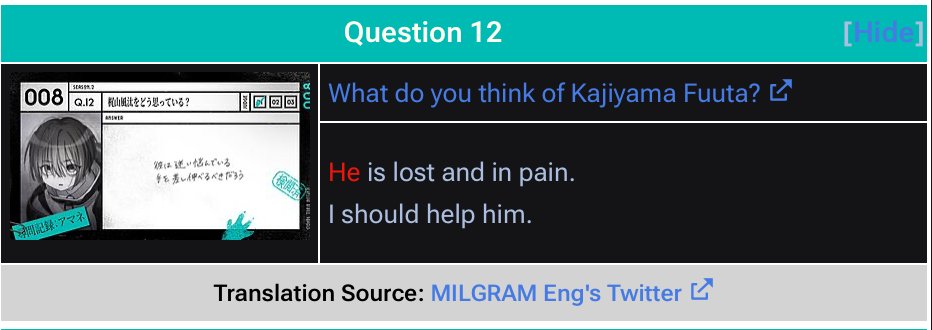 thelifeandeath's tweet photo. “Saying Amane is selfless is mischaracterization” did we watch the same milgram? https://t.co/hIm7tATTtW