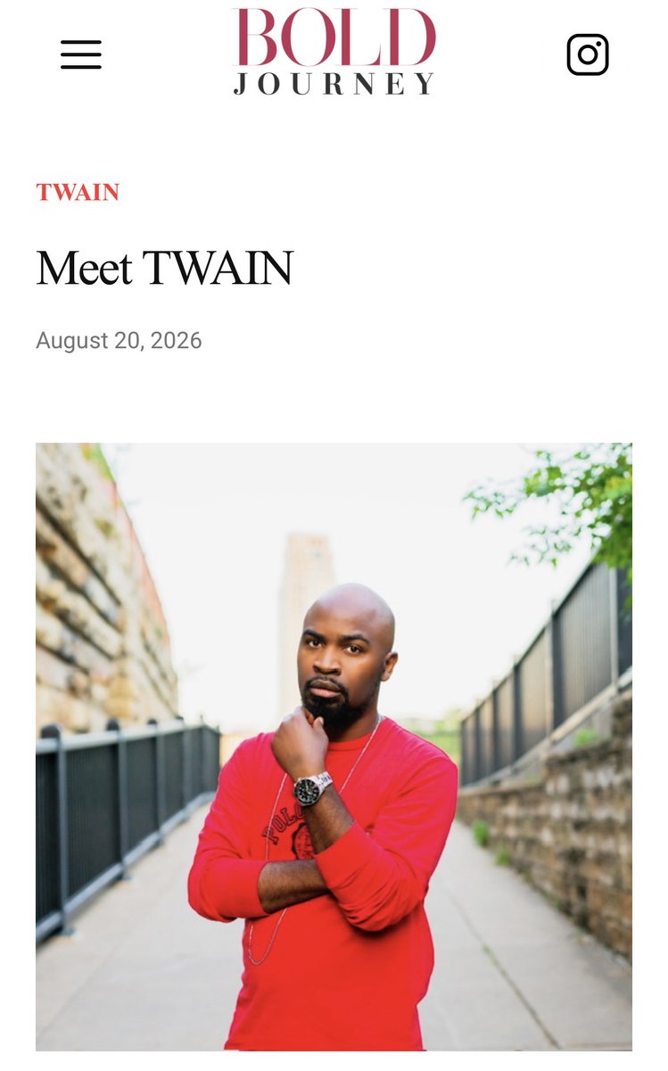 twainlo's tweet photo. Bold Journey Magazine asked me to do an interview.
๐ฐ ๐ถ
It's out now!
๐งต
#TWAIN #boldjourney #magazine #musician #artistinterview #press #media #indiemusic #magazinepiece #boldjourneymagazine https://t.co/Qn7xyHxmuk