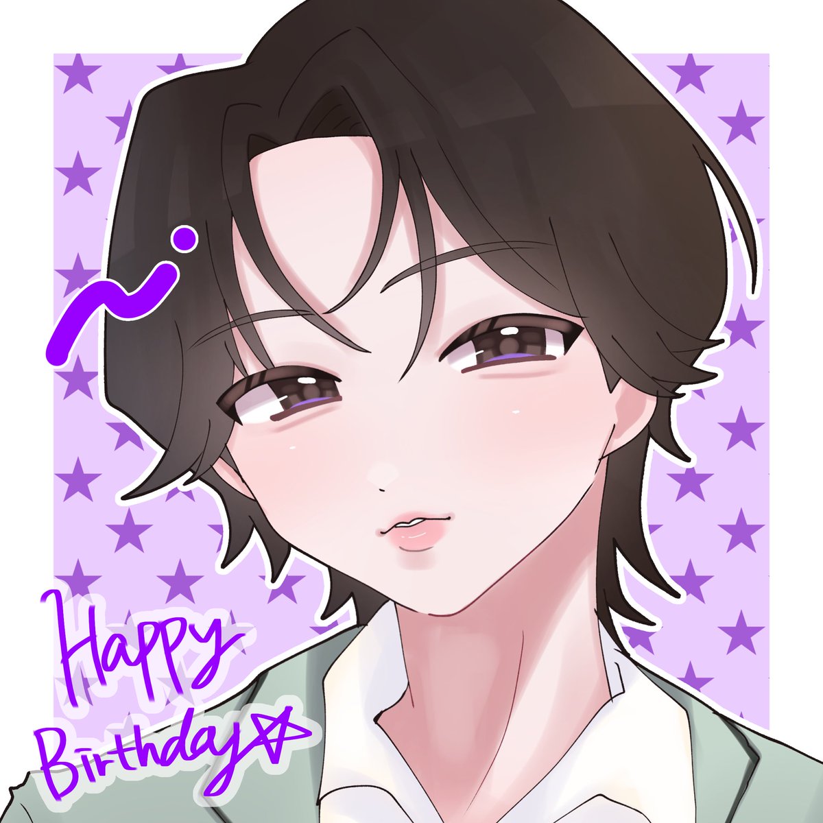 Tai_kawaii3's tweet photo. 💜🎂𝐇𝐚𝐩𝐩𝐲𝐁𝐢𝐫𝐭𝐡𝐝𝐚𝐲🎂💜

だいすきな漣くんお誕生日おめでとう( ĭ ⩊ ĭ )💕
この1年も漣くんの毎日が素敵なことで溢れますように😼🫶🏻⭐️

 #中澤漣  #CLASSSEVEN 
 #中澤漣誕生日2026 https://t.co/AYrdeH0Rri