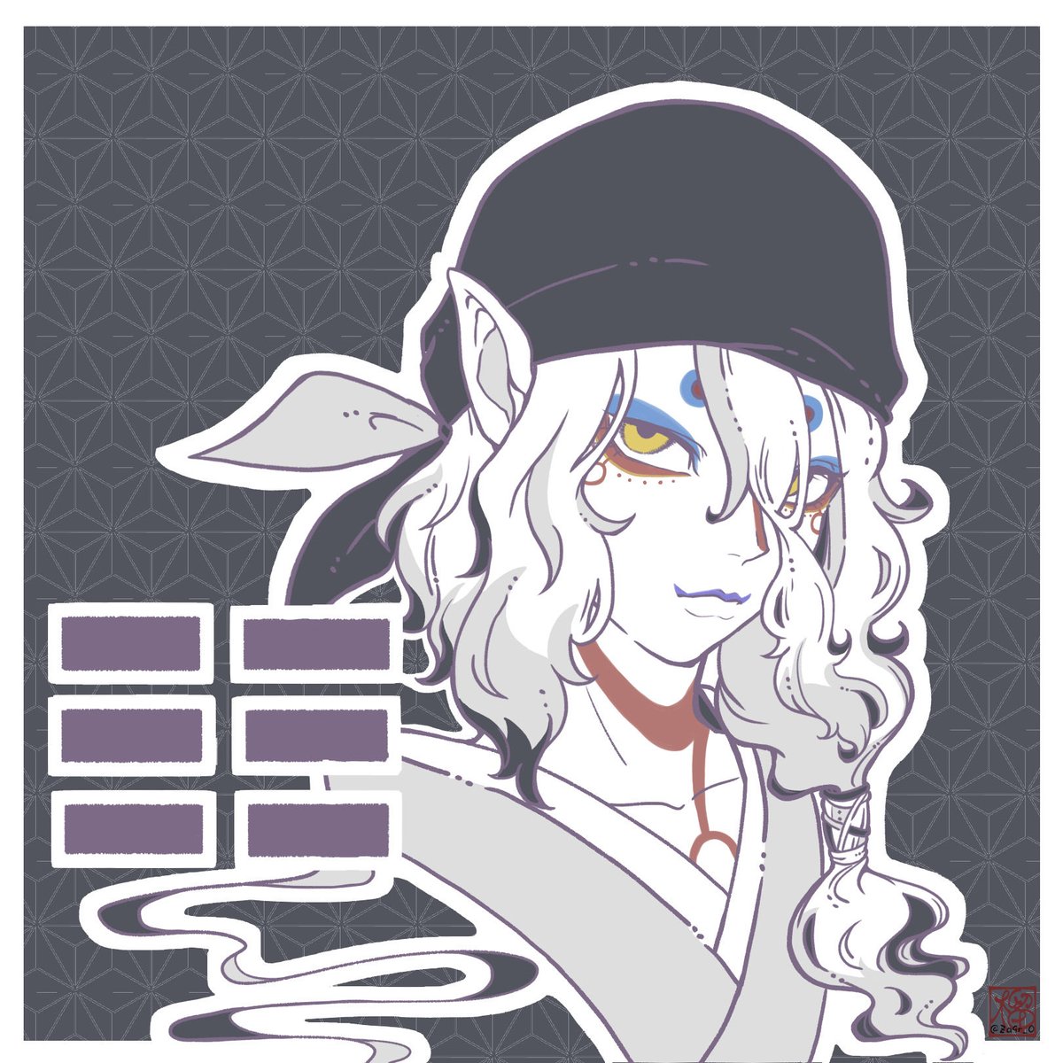 Za9r_0's tweet photo. 離坤乾
 #モノノ怪_FA https://t.co/jZJtZyixqW