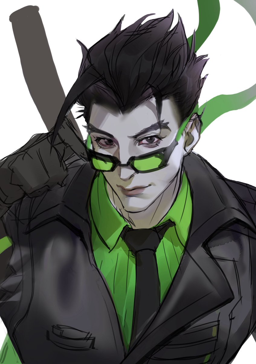 Hilda_Ignis's tweet photo. #OverwatchArt #genji 
wip 
noir genji https://t.co/xw8hwWwmAO