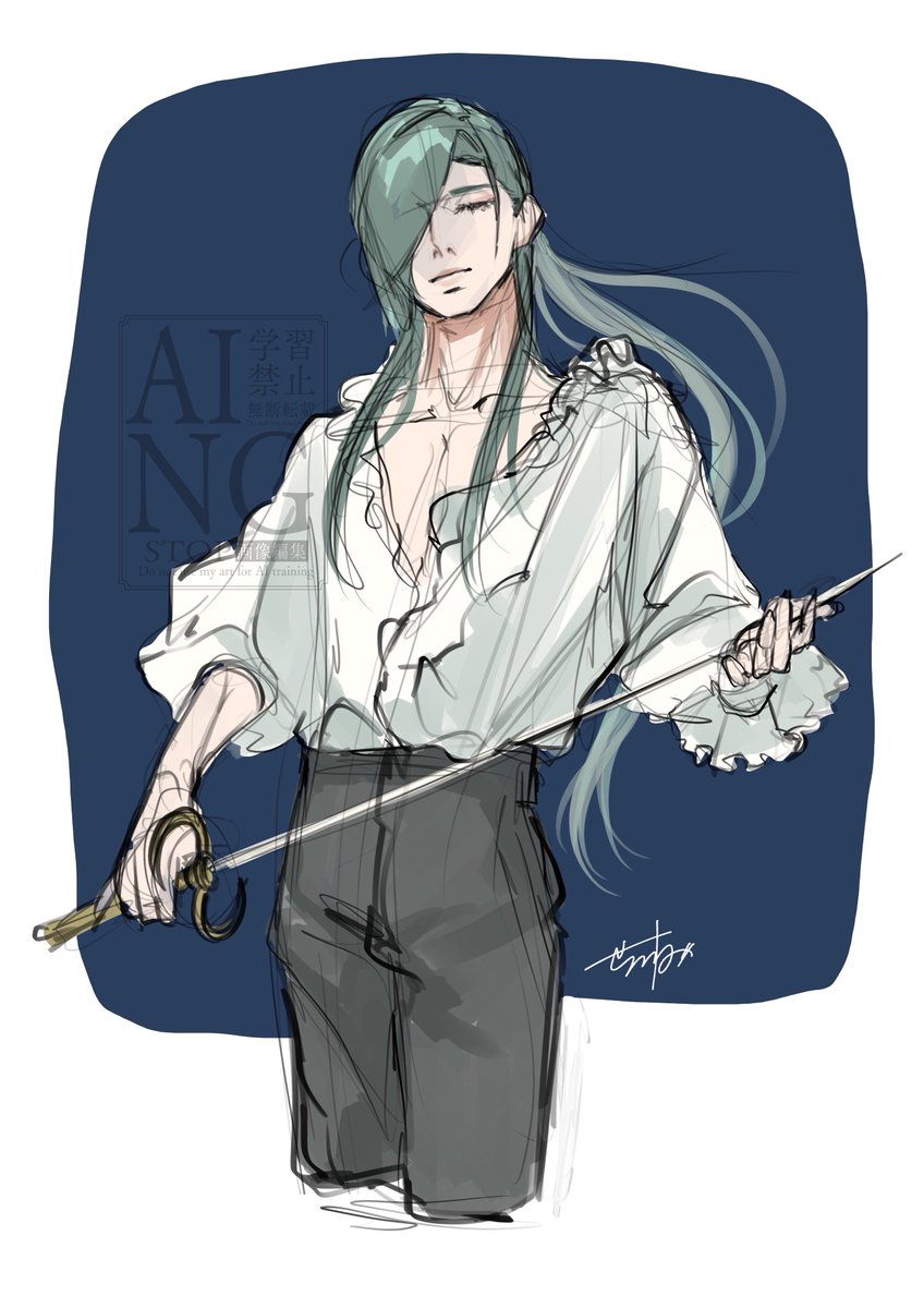Moonlight09_art's tweet photo. ⚔️if男士（再掲） https://t.co/9TIq3JNZAb