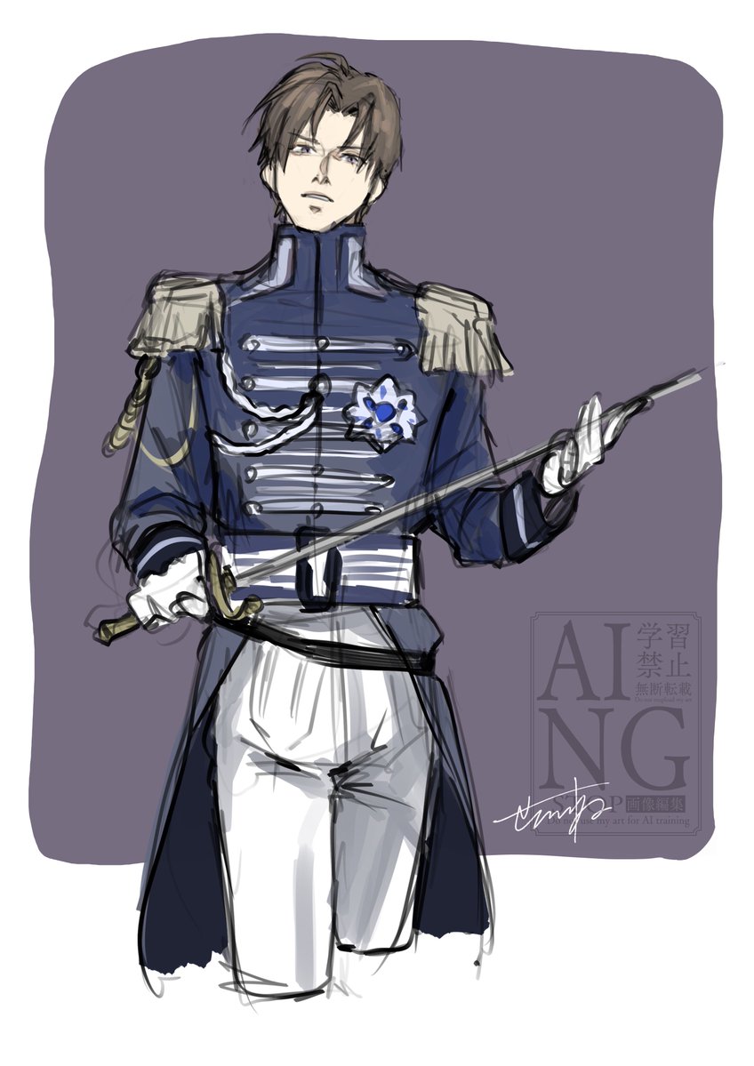 Moonlight09_art's tweet photo. ⚔️if男士（再掲） https://t.co/9TIq3JNZAb