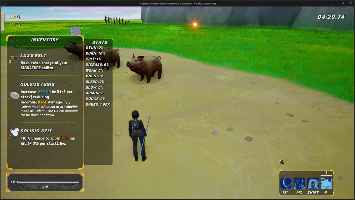 HamPlanetStudio's tweet photo. Inventory rework coming along nicely, added an extra bit that tells you what your stats are. https://t.co/qPN6iqfJ2d