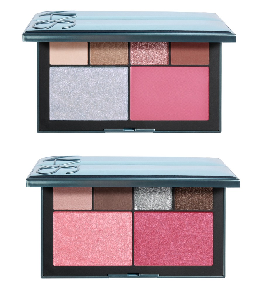 fashionpressnet's tweet photo. NARS26年クリスマスコスメ、「雪山スキー着想」“アイシーブルーパケ”の限定アイパレ＆マーブル柄パウダー - https://t.co/2LxLXnziV2 https://t.co/0D8wrVu4Qx