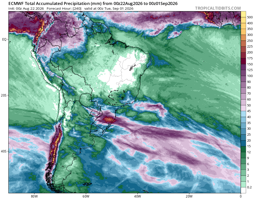 EdoWeatherman's tweet photo. Última semana de agosto, dominada por la lluvia. 

Aprovechen este día con sol en la zona central, desde el lunes las nubes dominarán por mucho tiempo.

Situación preocupante en la zona sur porque el río atmosférico será categoría 3-4. 

Después de esta semana lluviosa, casi toda la zona central completará el total de un año normal de lluvia. 

Esta tarde nueva actualización.