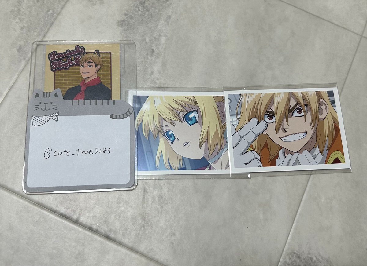 cute_true5283's tweet photo. @thshoza こんばんは！はじめまして！
当方龍水とコハクのビジュカ所持しております🙆‍♀️
ゼノ、スタンリーとの交換は可能でしょうか？
ご検討よろしくお願いいたします🙇‍♀️ https://t.co/n1K2HTUveP