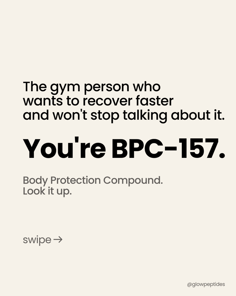 GlowPeptidesCo's tweet photo. Which Peptide are you?
Drop your result in the comments.
#GlowPeptides #PeptideResearch #ScienceHumor #ResearchCommunity #Biohacking https://t.co/JlxMYculMg