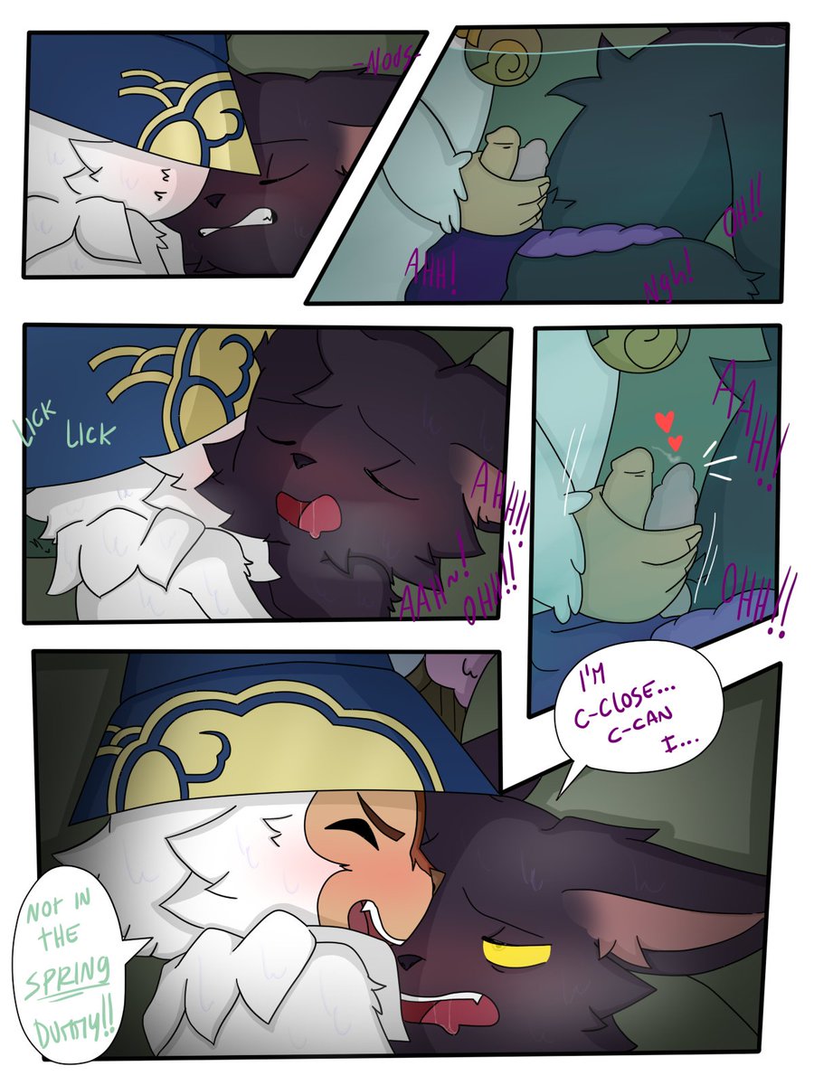 RochiiAlonso1's tweet photo. Here's the Veimo comic you've all been waiting for this week, thanks to my amazing commissioner @PGoronda !
Hope you like it! The last page is in the comments!
#teemo #veigar #leagueoflegendsart #leagueoflegendsr34 #veimo https://t.co/aDYvdlRZiH