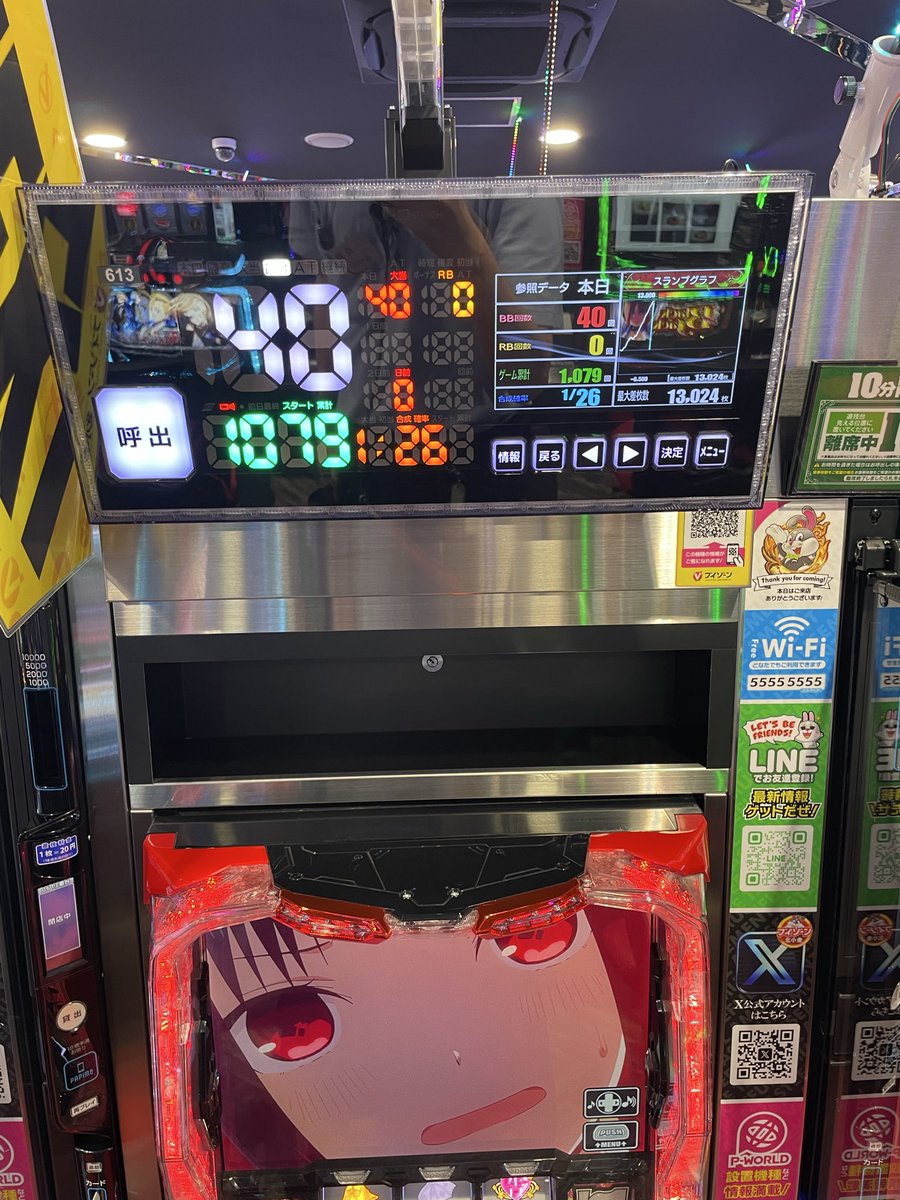 Vzonekitakogane's tweet photo. 本日もご来店ありがとうございました😊
今日はパチンコ館の東京喰種がなんと…コンプリート㊗️
N館のかぐや様もお万枚😍
おめでとうございます！
私も明日これにあやかって戦ってきます！笑 https://t.co/uDxAjs0d3e