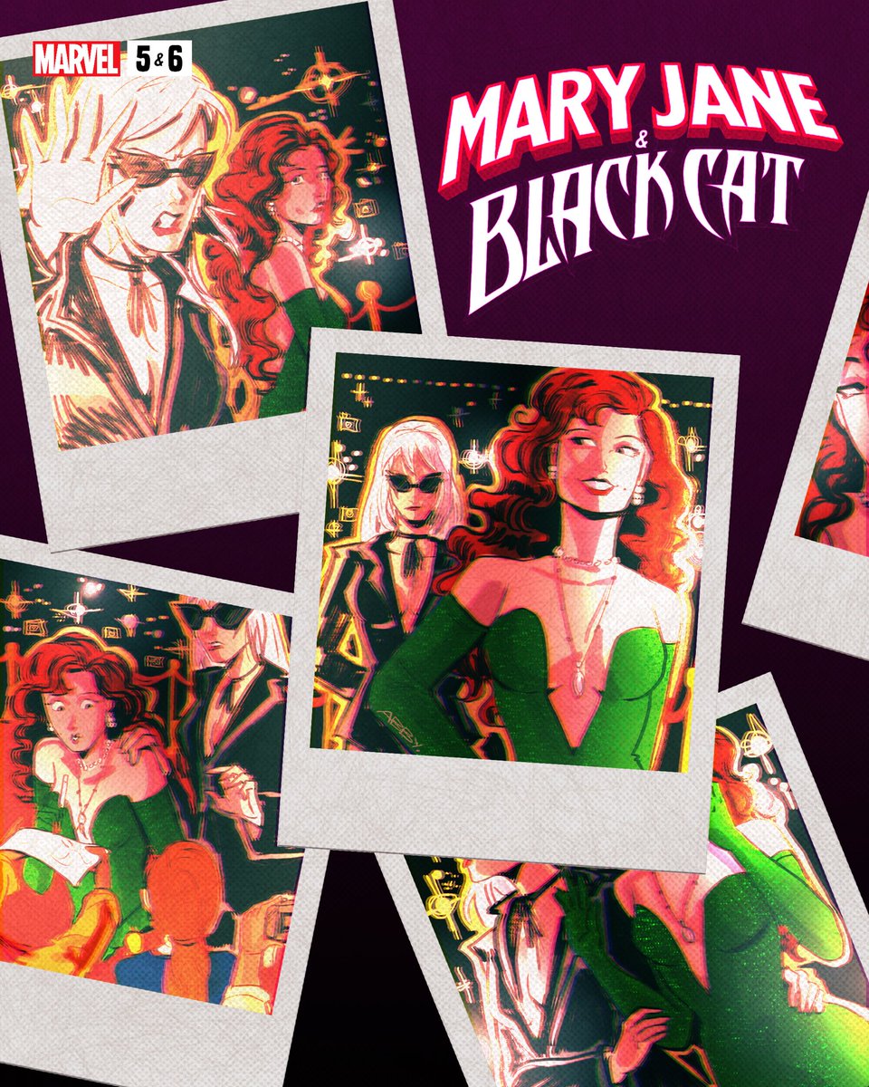 AbbyKMTR_13's tweet photo. Mary Jane &amp; Black Cat Issue 5 and 6: Polaroids of an Actor (and a Bodyguard)✨

For the @redcatweek 
#mjfelweek2026 #redcatweek2026 https://t.co/YYAp9Cesbw