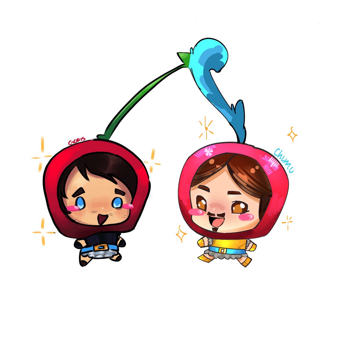 GoriJochiss's tweet photo. CHERRY BROTHERS‼️
.
.
(Collab con @limunblue)
#clashroyale #artroyale https://t.co/Y8Z6oEDx6y