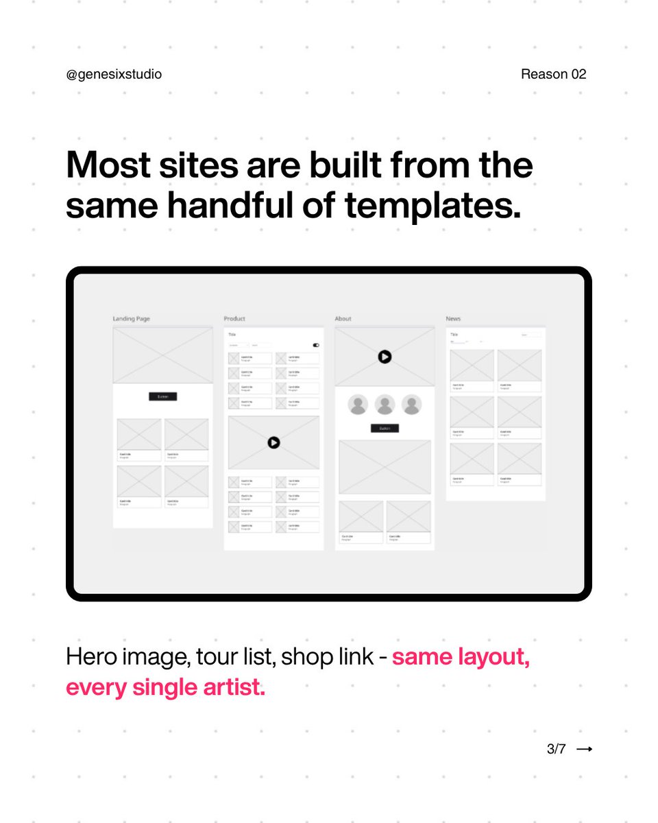 AndrewJeyaUX's tweet photo. Most artist websites are boring. Next up: redesigning Twenty One Pilots' site using their own Dema lore, mapped onto real UX requirements. Follow along. #UXDesign #Figma https://t.co/n2TWb9GDqA