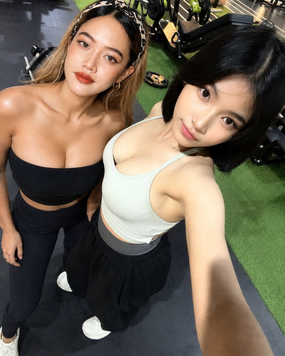 partnerpinter's tweet photo. Gym with bestie, partner of bed war https://t.co/84ZNbU3TWu
