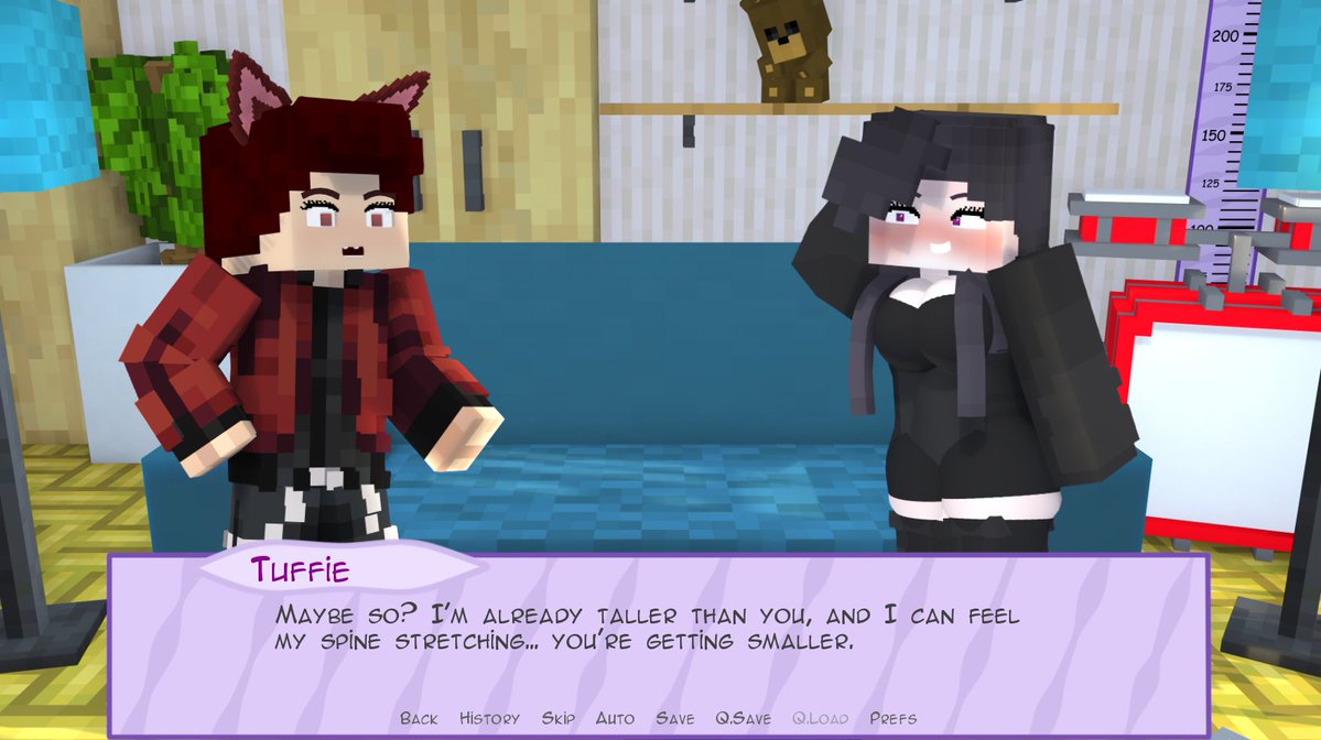 Razor_wqll's tweet photo. What if AI took full control of my character? Including the ability to make Tuffie grow...

#growth #giantess #visual_novel

https://t.co/UMQi1CwDLE https://t.co/W086zRZMJU