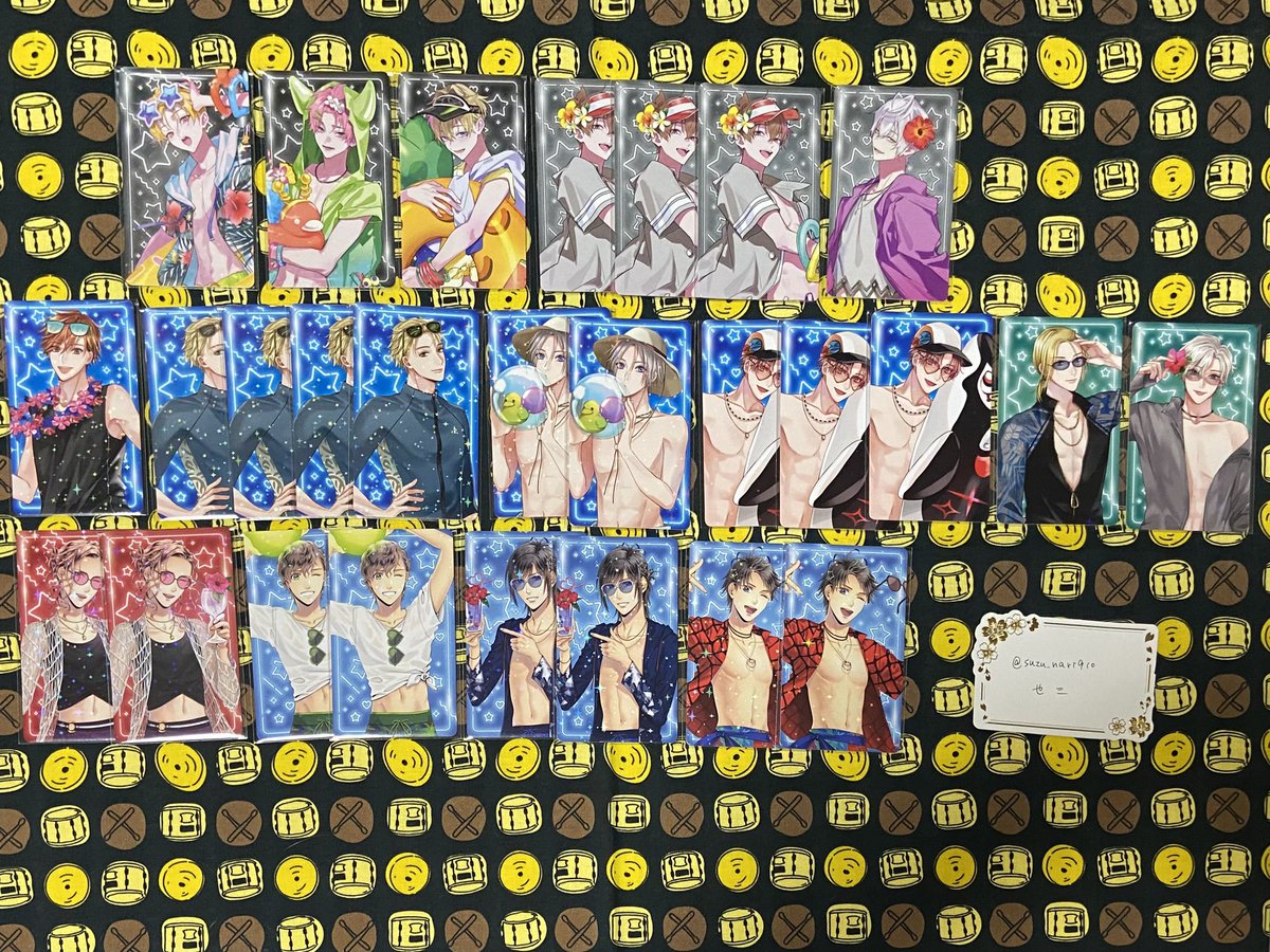 suzu_nari910's tweet photo. 【交換】ツキプロ TSUKINO SPLASH NIGHT ツキスプ 特典 ホログラムカード ホロカ

（譲）
駆 恋 葵 涙 郁3 隼 空 守人4 廉2 望3 昂輝 涼太 里津花2 英知2 壱星2 壱流2

（求）
宗司

希望数集まった為推しも出しております

郵送希望

検索からでもお気軽にお声掛けください https://t.co/7oKK1G8O19