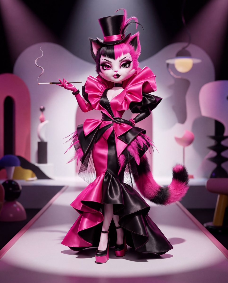 MystiqueLicorne's tweet photo. Happy Caturday friends!
Keep it classy today m'kay!
#aiart #goodmorning #keepingitclassy #cat https://t.co/xLbcJYrs0P