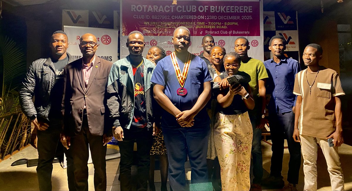 RACBukerere's tweet photo. Rotarian Fredrick Kiwanuka from the Rotary club of Seeta was our guest speaker and enlightened on membership engagement and retention 
It was such a wonderful fellowship https://t.co/kzrsBAV5M8