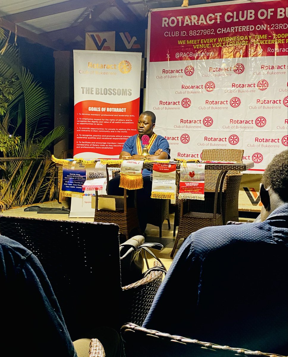 RACBukerere's tweet photo. Rotarian Fredrick Kiwanuka from the Rotary club of Seeta was our guest speaker and enlightened on membership engagement and retention 
It was such a wonderful fellowship https://t.co/kzrsBAV5M8