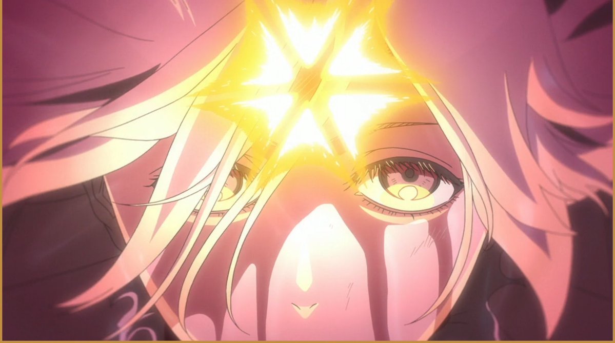 aniwolf66's tweet photo. THE WAY HER EYES LOOK HERE!? THIS HAS GOTTA BE THE COOLEST FRAME RIGHT!? HOW COULD IT GET ANY COOLER THAN THIS 😭😭😭😭 SHE LOOKS SO MENACING AND CALM AT THE SAME TIME I'M GETTING CHILLS!? #BLEACH https://t.co/20y2X5mOoX