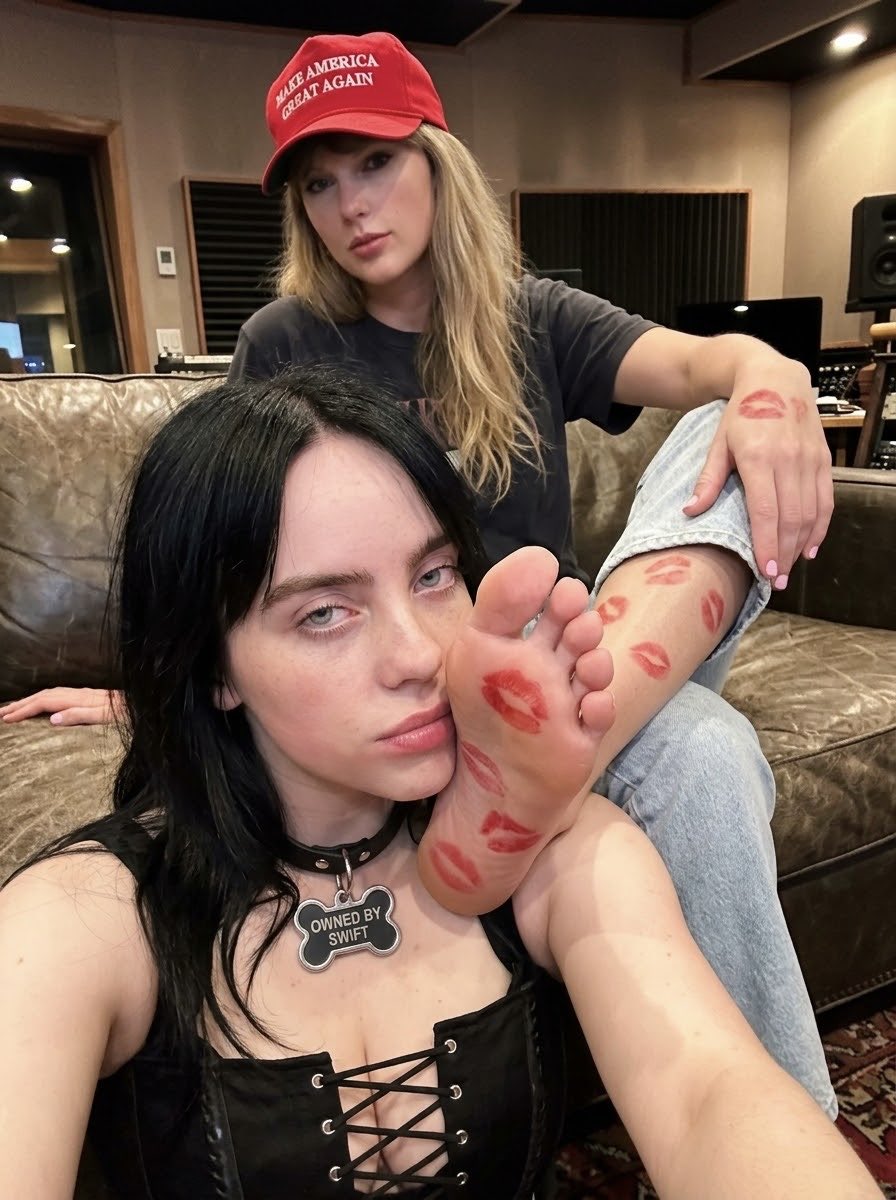 underherfeet_'s tweet photo. Billie Eilish is owned by Swift 😵‍💫 https://t.co/oni8wddFgZ