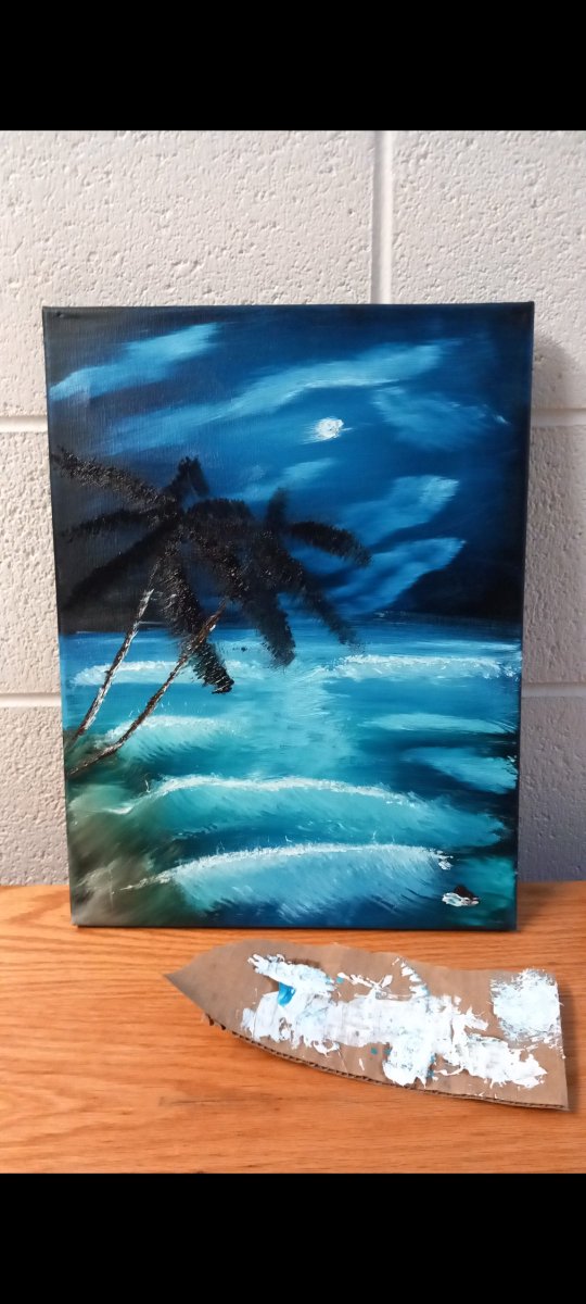 Lily119472's tweet photo. Painted this and I can't unsee it 
All roads lead to @jimmypop https://t.co/l7RuT6dxYh