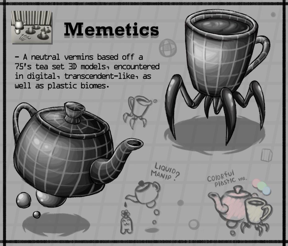 unkmeown's tweet photo. I do stuff inspired by the things fond of. That includes Lucid Blocks, and tea 🫖 https://t.co/QQ13tXWC04