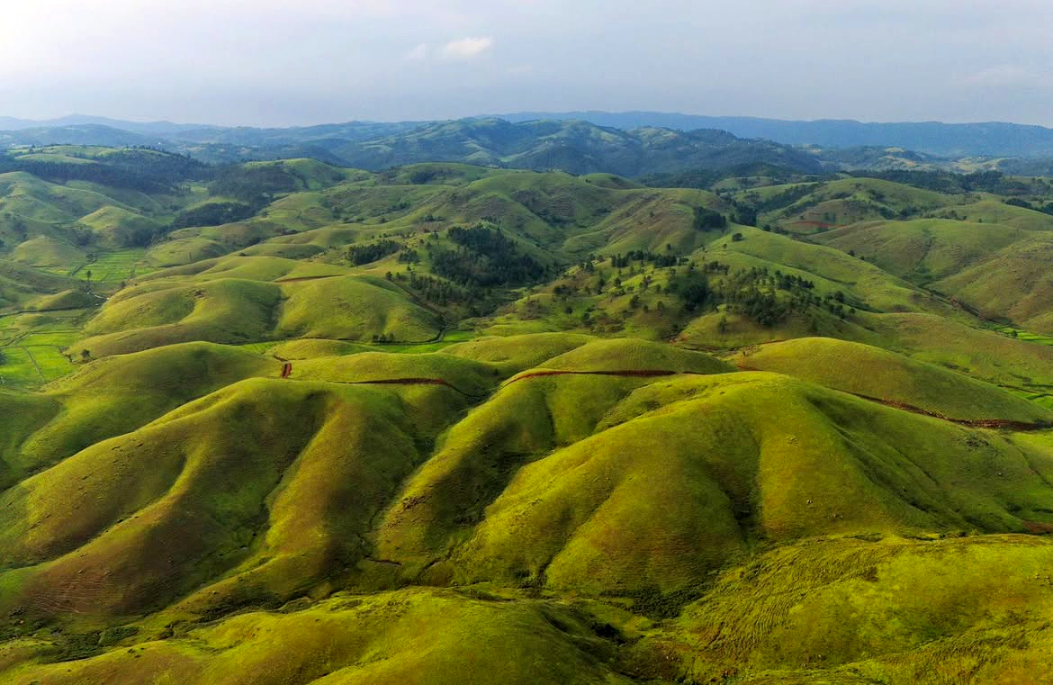 IndiaAesthetica's tweet photo. Mawlangkhar Valley in West Khasi Hills, Meghalaya 🟢⛰️🇮🇳 https://t.co/ISIdNG0r6e