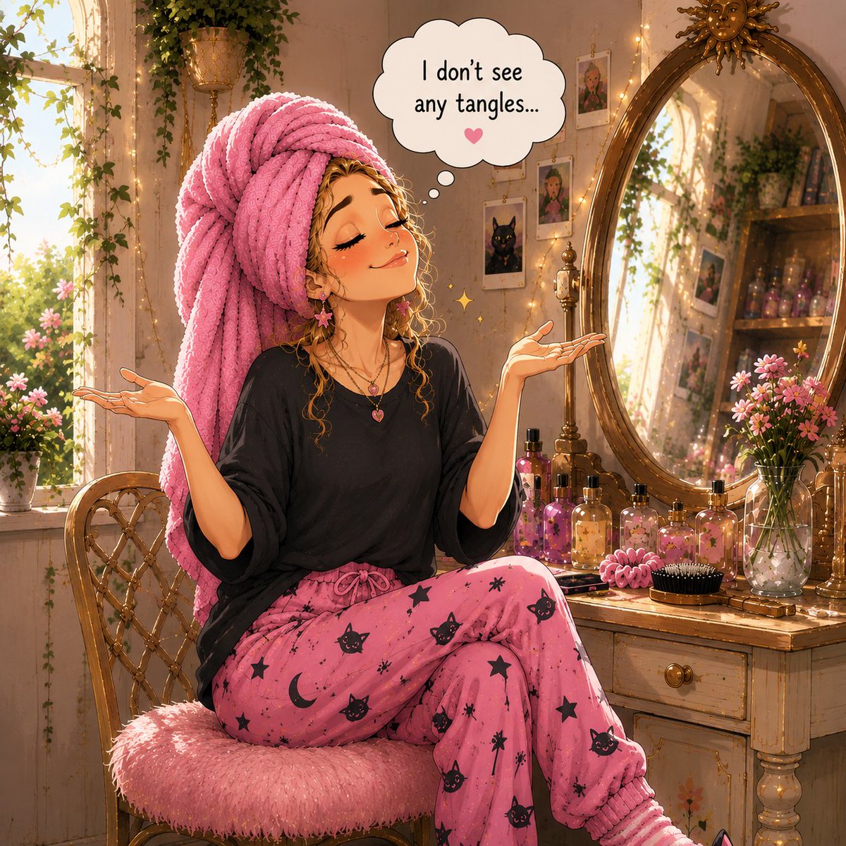 Notebook_of_SY's tweet photo. O Rapunzel hair
you’re forever in a state
of matted despair
But I simply don’t have the energy
to unknot this tangled nightmare

So, for now I shall hide you in a #towel
and give Tomorrow Me something
to weep and howl about

#Vss365 https://t.co/ttWzqXYZ35