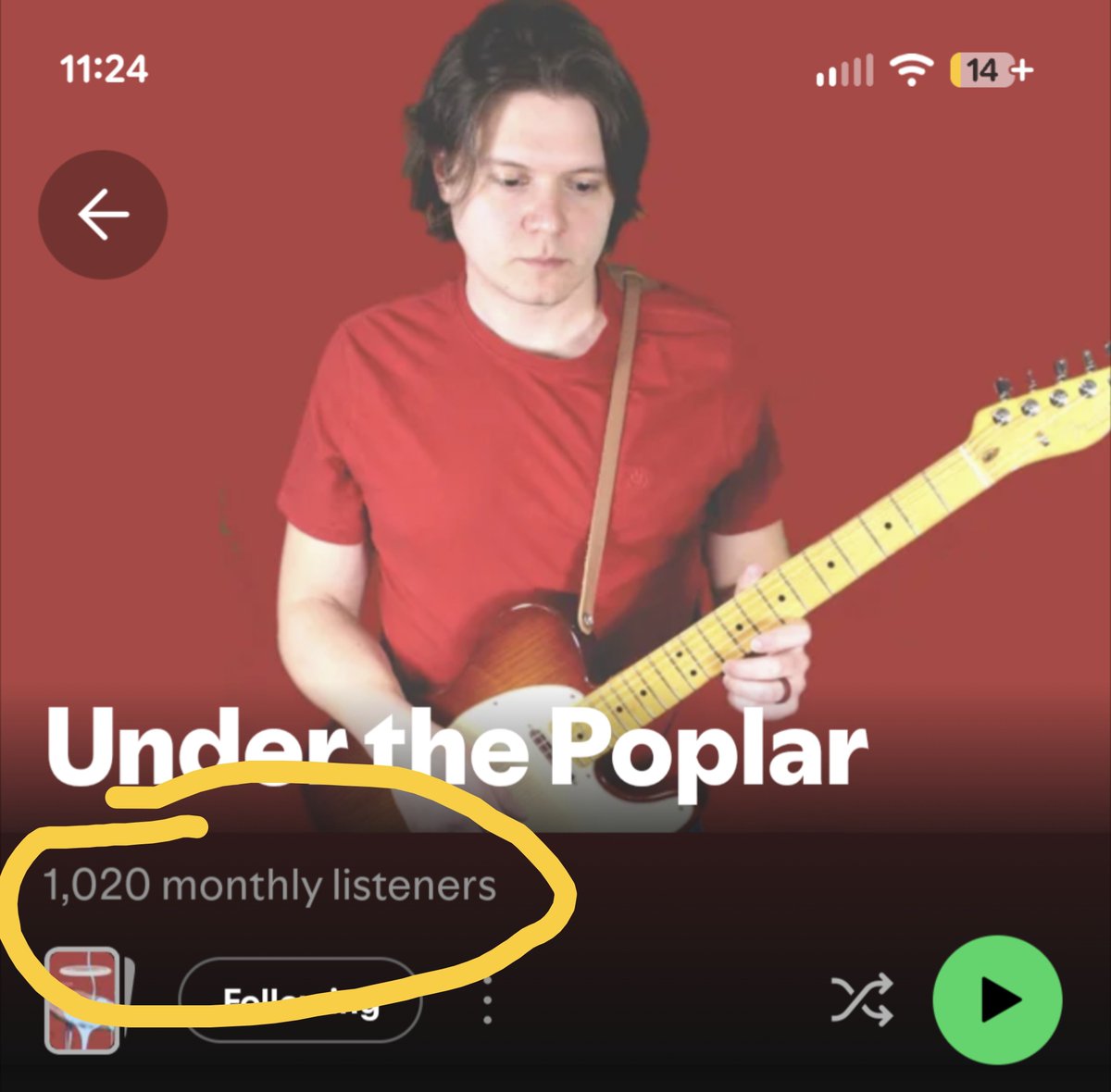 UnderthePoplar's tweet photo. Oh man, that's incredible. Thank y'all for listening!
#indiemusic #diymusic https://t.co/D1wh3ZFc1S