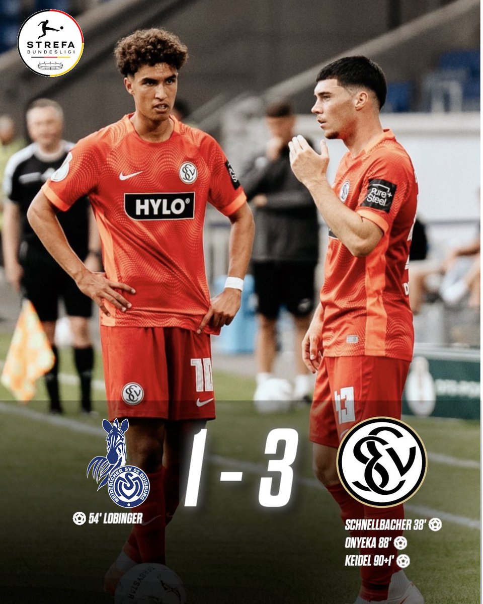 StrefaBundesPL's tweet photo. 🖤🤍| SV Elversberg pokonuje Duisburg 1️⃣- 3️⃣, walka trwała do końca, lecz Elversberg w końcówce strzelił dwie bramki i to oni meldują się w 2 rundzie DFB-Pokal.

#BundesTAK #MSVELV https://t.co/y3vH7iQss9