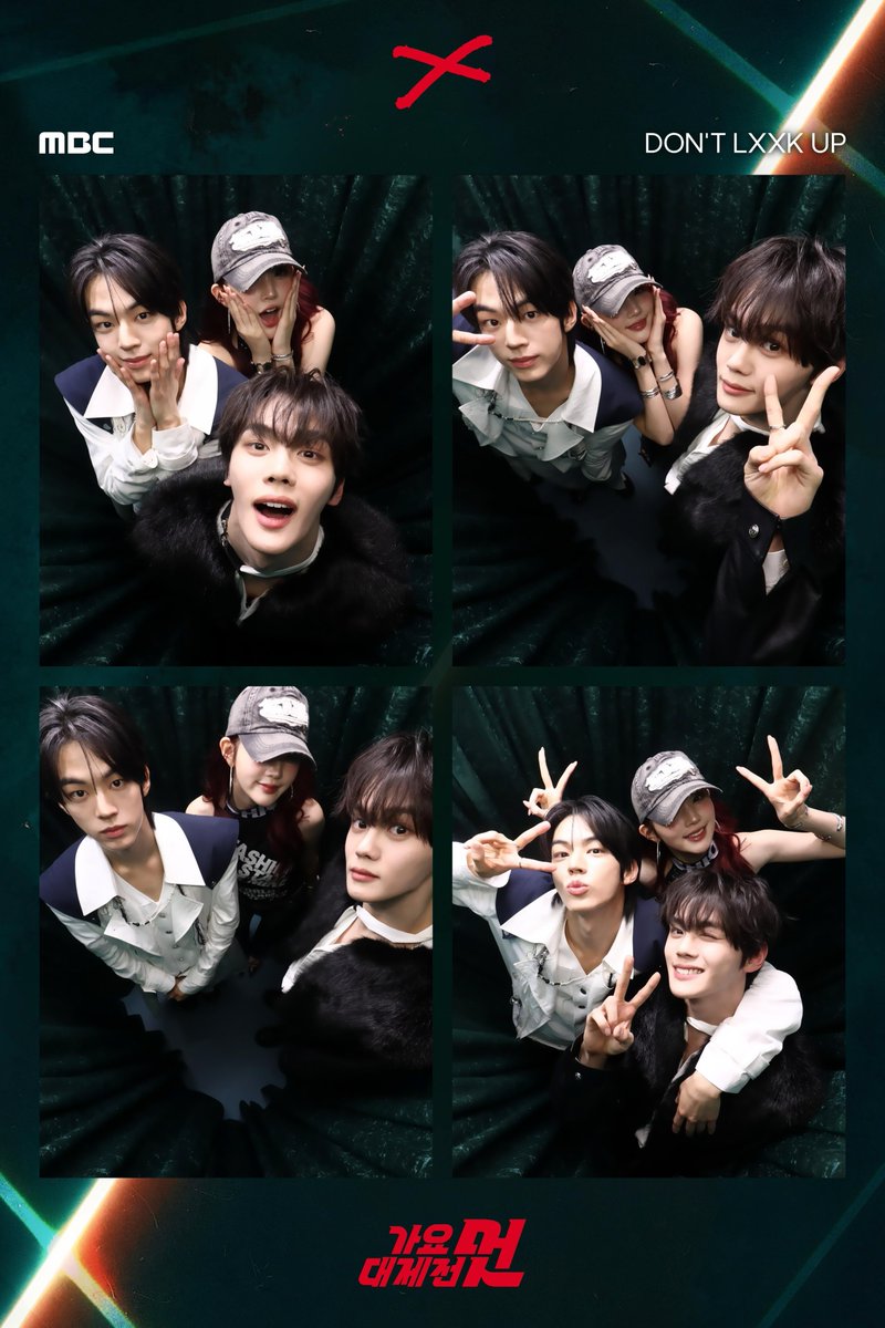 H2H_INA's tweet photo. TWS Dohoon sunbaenim menceritakan saat Konghaeddo mengambil foto di Gayo Daejejon

🐺: Gyuvin hyung mengunggah foto kami dari Gayo Daejejeon. Kami bertiga, para MC, memang mengambil foto bersama tapi yang terjadi hari itu adalah… kami bertiga awalnya terpisah, lalu Gyuvin hyung memanggil kami, jadi akhirnya kami berkumpul. Kebetulan ada photobooth di dekat kami, lalu kami berpikir, “Yuk, foto bareng,” jadi kami pun mengambil foto itu. Tapi hari itu aku sedang sakit, aku kena flu berat, jadi sambil sakit aku berpose seperti ini ✌🏻🙂. Itu yang aku ingat

#Hearts2Hearts #하츠투하츠 #A_NA 
@Hearts2Hearts