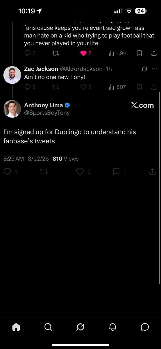 MarryKayCAPASS's tweet photo. @923TheFan RADIO HOST SAYS HE IS ON DUO LINGO TO UNDERSTAND A BLACK QBS FAN BASE. @Browns @ESPNCleveland @DeionSanders @DeionSanders @FoxNews @espn https://t.co/kjNCwfJ5gW