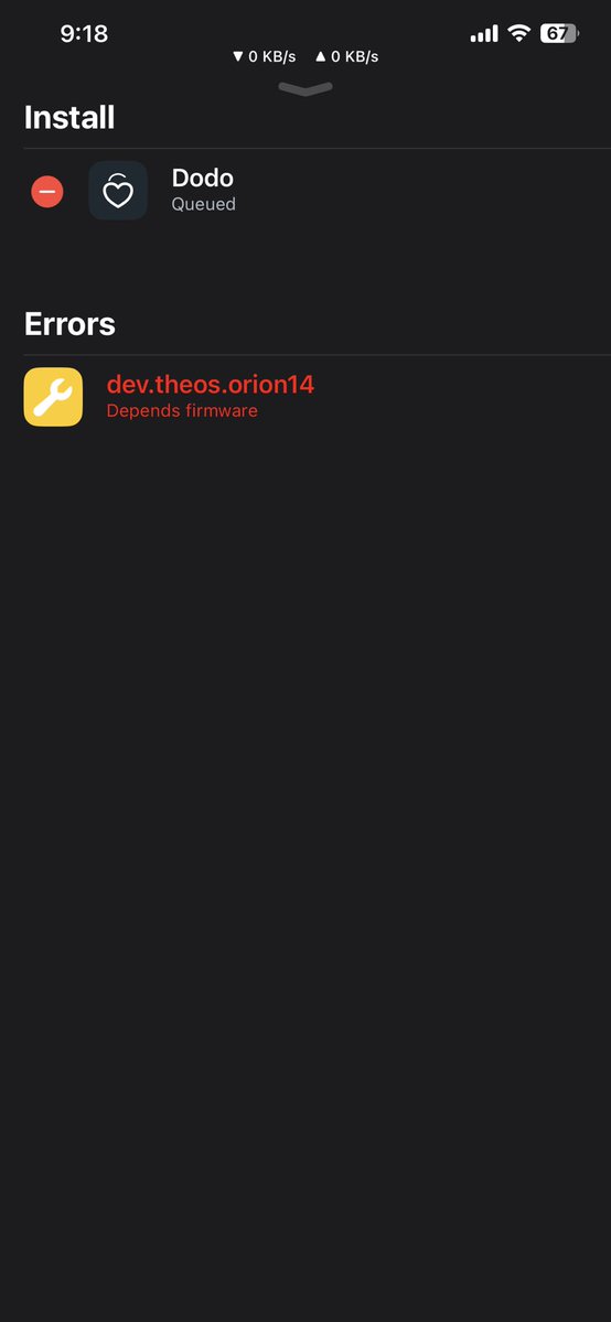 riponbk11's tweet photo. @cydia_mriphone need dev.theos.orion14 framework
how to solving issues please help me 😑 https://t.co/VKk201rMuc