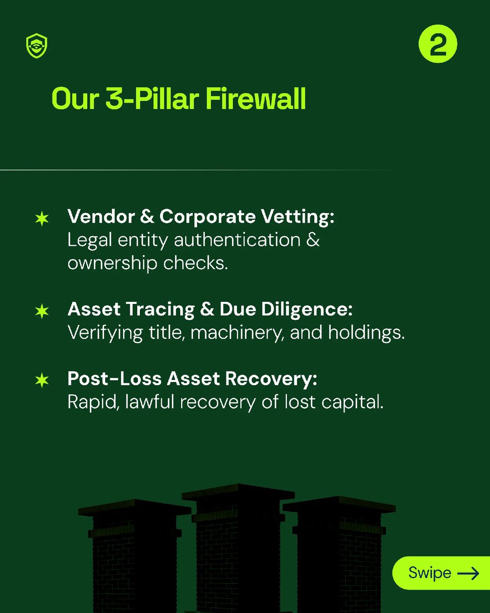 NavicoreHq's tweet photo. From foreign investors navigating Nigerian commerce to Nigerians establishing international deals, NAVICORE stands as
the ultimate firewall against financial mishaps.
📩 Ensure your next transaction is 100% verified. 

#NAVICORE #duediligence #fraudprevention #investmentprotection #securetransactions